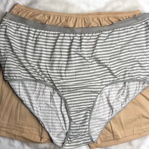 Bundle Comfort Choice Multicolored Design Underwear Plus Size 7X NEW